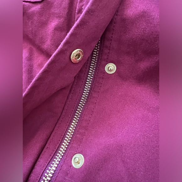 Draper James Maroon Utility Jacket - Picture 7 of 10